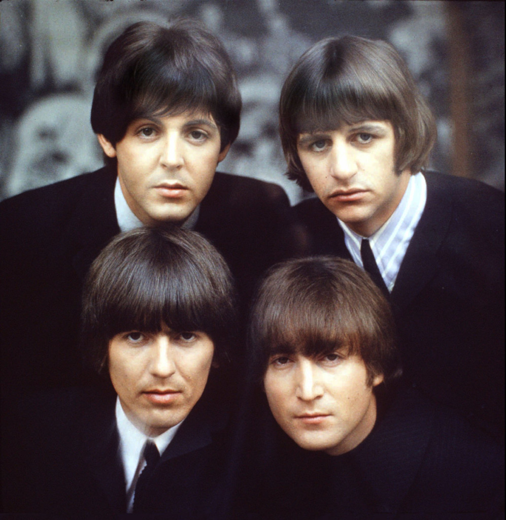 The Beatles: Paul McCartney, Ringo Starr, George Harrison och John Lennon.