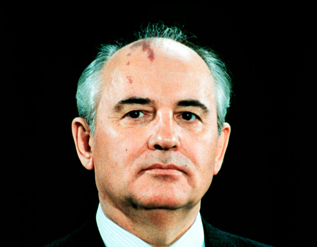 Michail Gorbatjov, ordförande för Sovjetunionens kommunistparti.