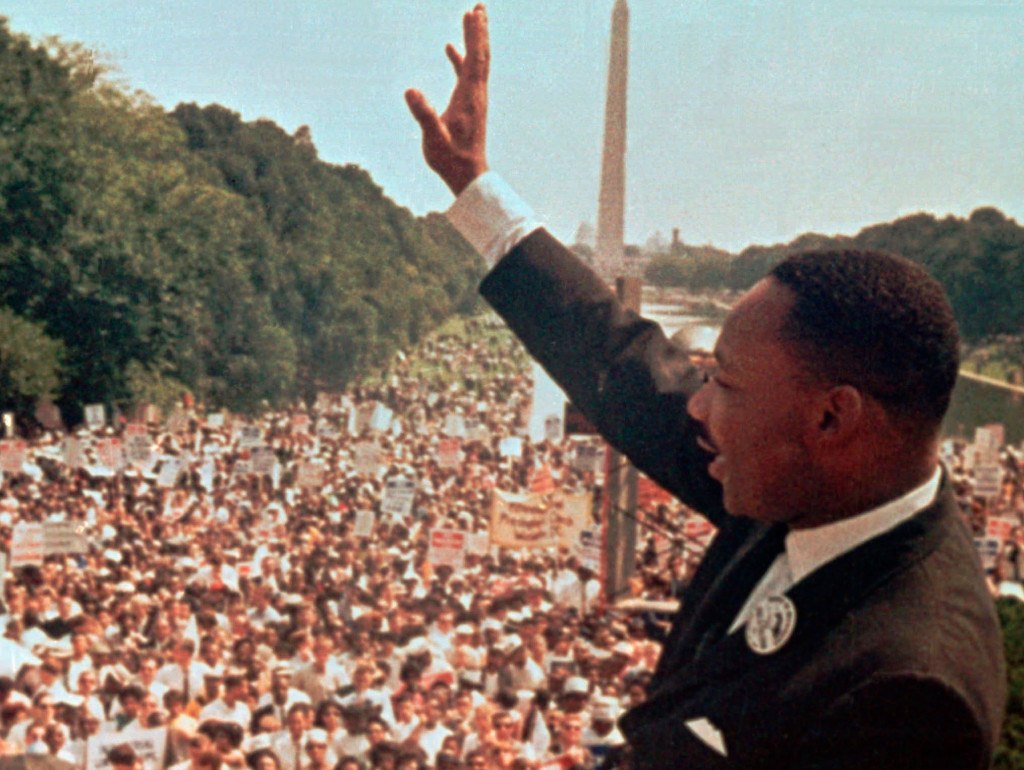 Martin Luther King, medborgarrättskämpe.