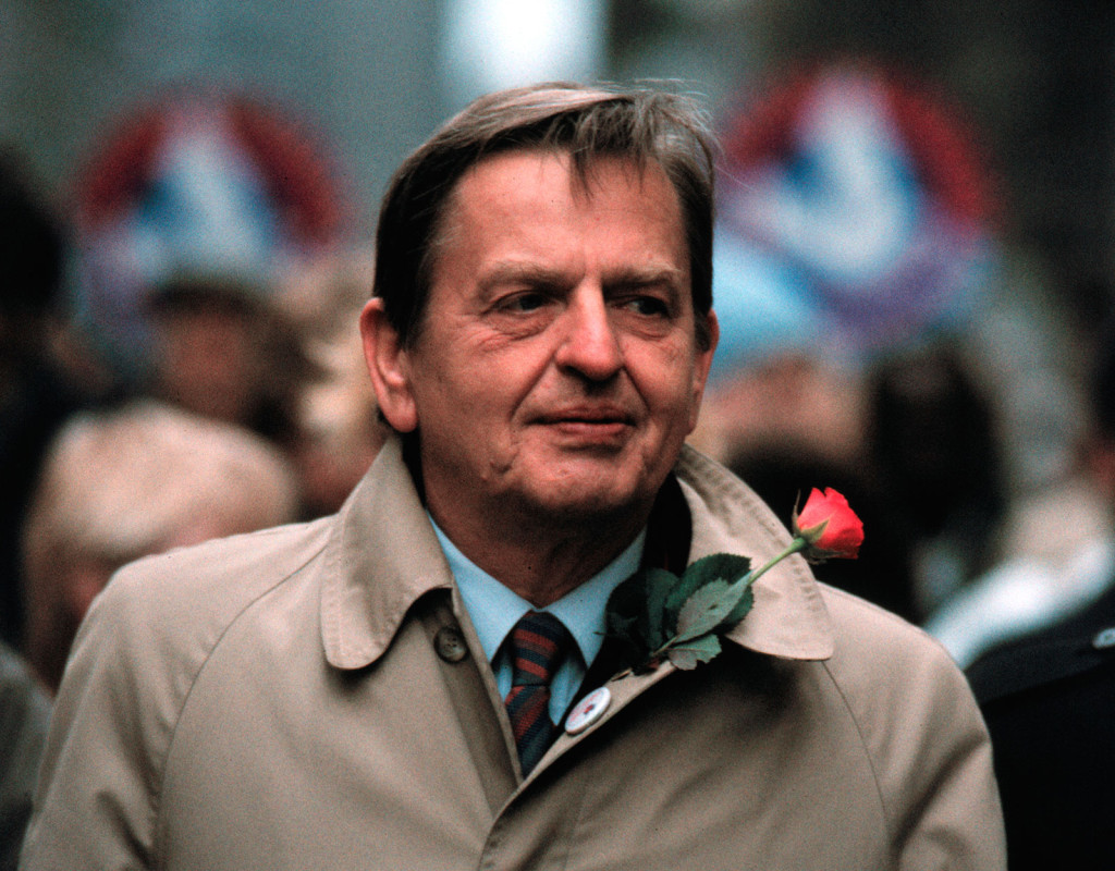 Olof Palme, svensk politiker (S).