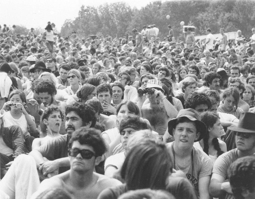 Woodstockfestivalen i USA 1969 blev sinnebilden för hippie-eran.
Foto: AP