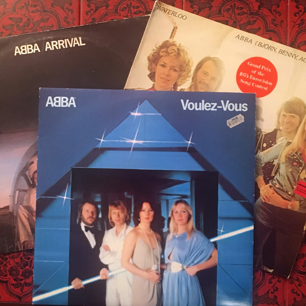 LP-skivor med ABBA – populära julklappar.