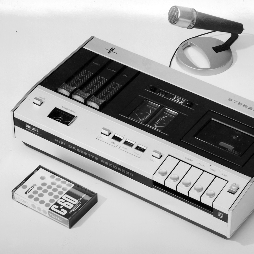 Kassettbandspelare – denna från Philips – var en populär julklapp på 1970-talet. Foto: Aftonbladet.
