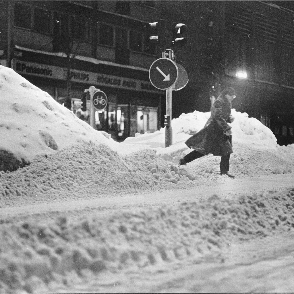 Stockholm, julen 1981. Foto: Bosse Johansson.